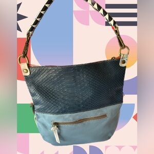 EBARRITO Multicolor Genuine Italian Leather Shoulderbag